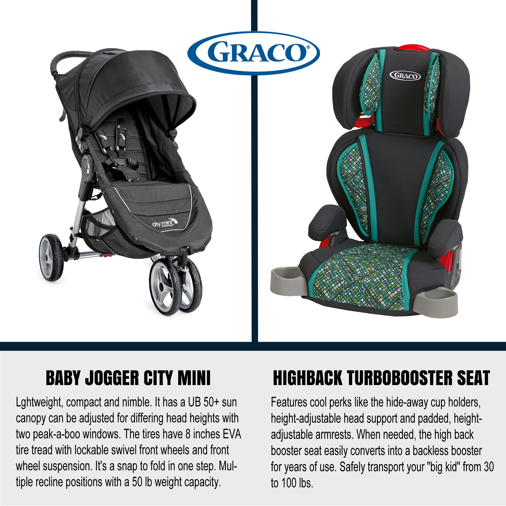 Graco Car Seat and Stroller