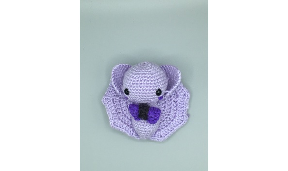 Big image 202204plu001 3   crocheted plush purple bat