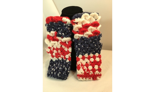 Big image 202208acc007 3   crocheted fingerless patriotic dragon scale gloves