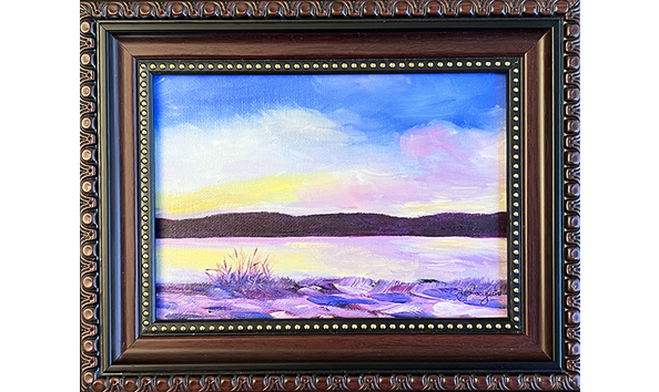 Big image janet layeski evening sky  2 with frame
