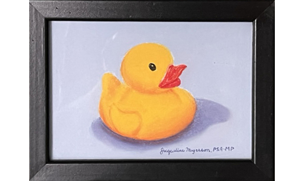 Big image jacqueline meyerson rubber duckie with frame