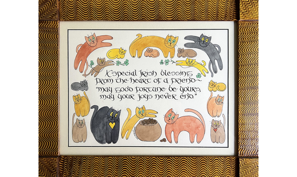 Big image carol haile irish poem with frame