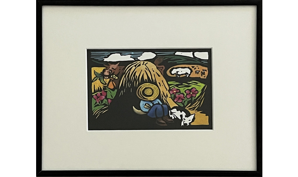 Big image patricia delluva little boy blues with frame