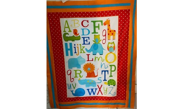 Big image baby quilt
