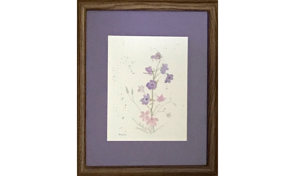 Big image sharon dunkle flower study with frame