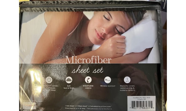 Big image microfiber sheet set