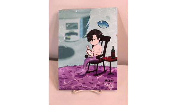 Big image 202205art018   mystery messenger s jumin han   fish in the bowl print copy