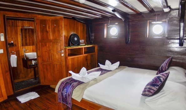 Big image lower deck double cabin msv amira luxury indonesian scuba diving livaboard