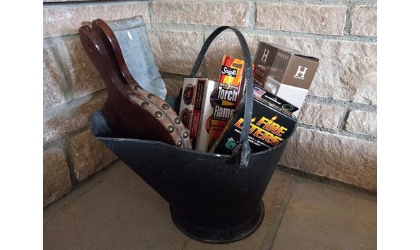 Big image fireplace gift bucket 1