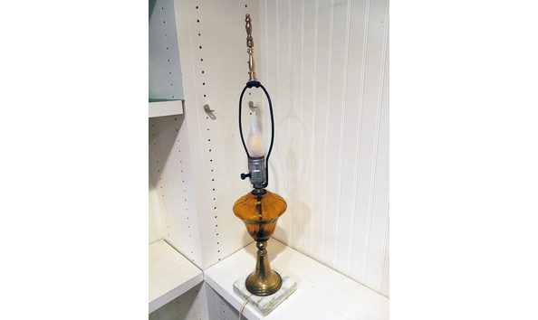 Big image marble base lamp 2