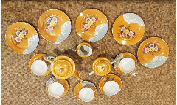 Big image lusterware teaset 1