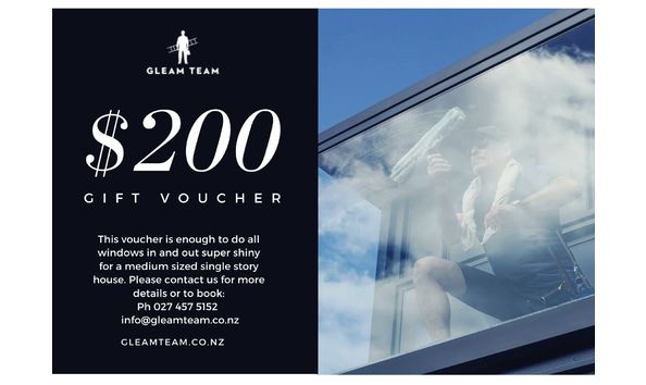 Big image gleam team window cleaning voucher 