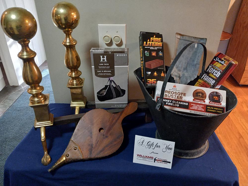 Fireplace and Wood Burning Stove Gift Bucket