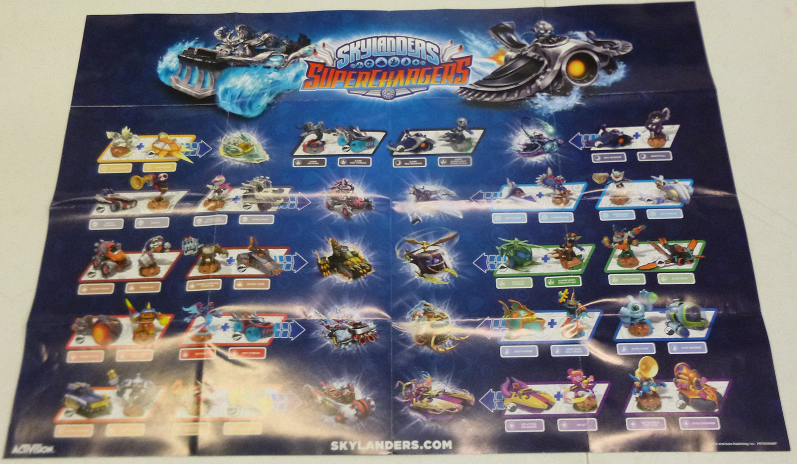 Poster Activision Skylanders Superchargers Promo