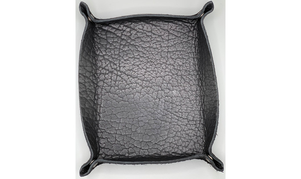 Big image 202209game002 3   black leather dice tray and patches