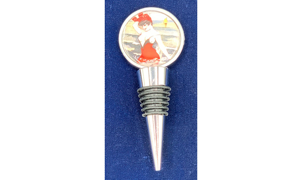 Big image 202208hware004 2   enameled scantily clad woman bottle stopper