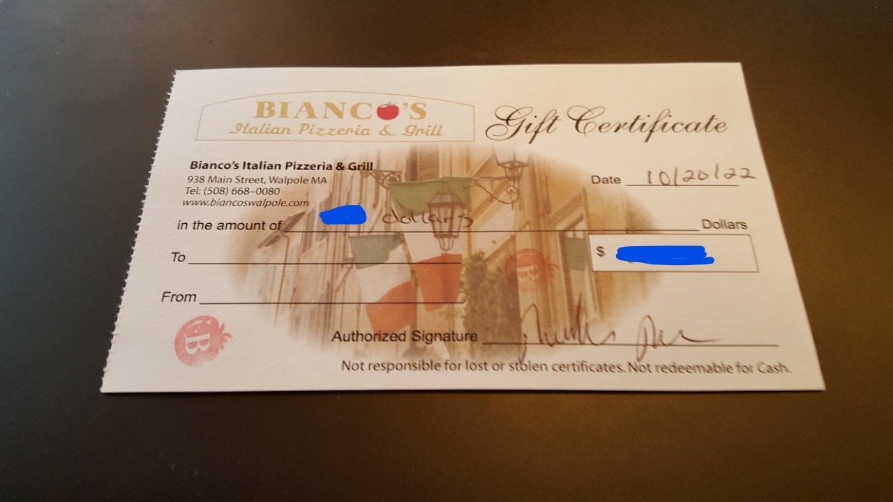 Bianco's Italian Pizzeria