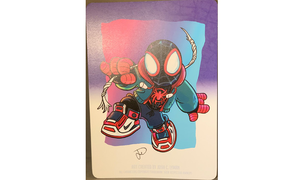 Big image 202211art016   miles morales spider man mini print 1 of 2