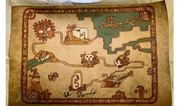 Big image 202211decor005   el dorado cloth map