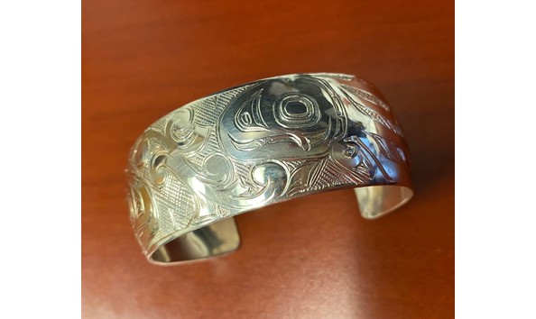 Big image silver bracelet