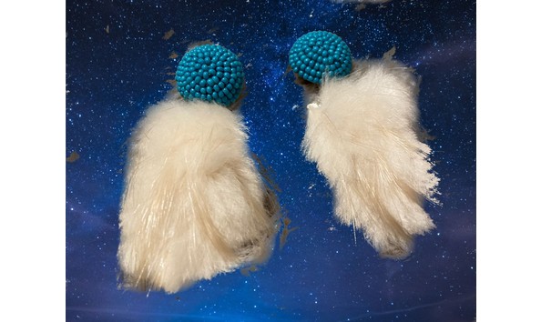 Big image fur earrings