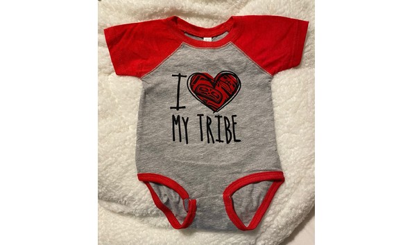 Big image love my tribe onsie