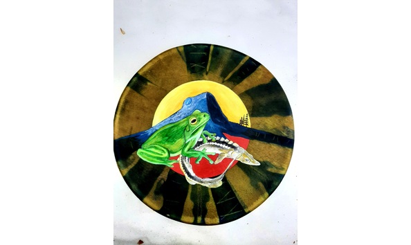 Big image david wipf   drum with frog peak design