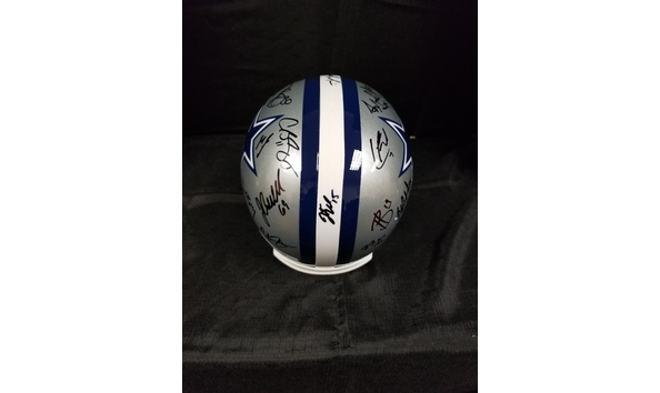 Big image dallas cowboys team signed helmet 2