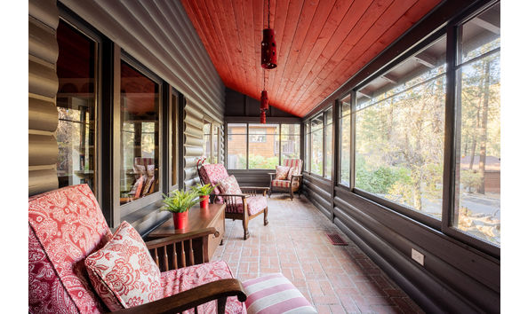 Big image wrightwood chalet   front poch