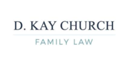 Sponsor logo d. kay church family law logo