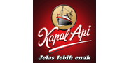 Sponsor logo kapal api 3d merah