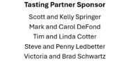 Sponsor logo tasting partner update