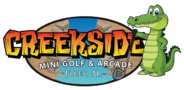 Sponsor logo t shirt   creekside mini golf